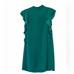 kate spade Teal Ruffle Sleeve Shift Dress